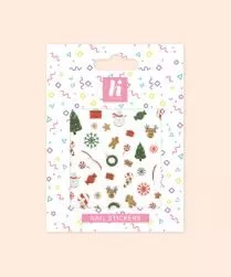 Hi Hybrid XMAS, samoprzylepne naklejki na paznokcie, 07