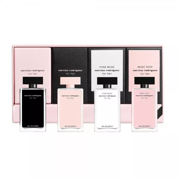 Narciso Rodriguez For Her Exclusive Collector zestaw miniatur zapachów 4x7.5ml (W)