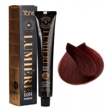 Tahe Lumiere Express 10M, expresowa farba do włosów siwych, 6.64, 100ml