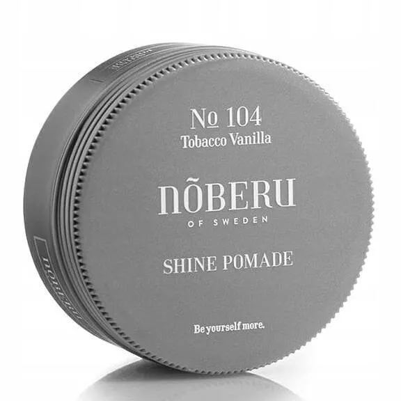 Noberu No.104 Shine Pomade, nadająca połysk pomada do włosów, 80ml