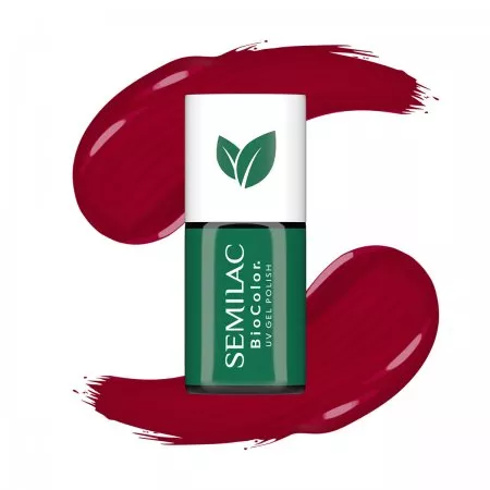 Semilac Bio Color, 729 Dark Cherry, lakier hybrydowy, 7ml