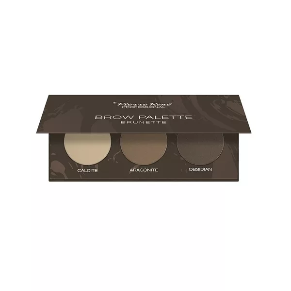 Pierre Rene Brow Palette paletka cieni do brwi 03 Brunette 3x1.3g