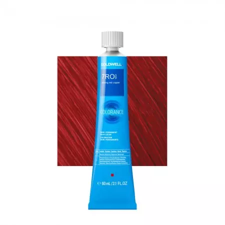 Goldwell Colorance Color Infuse, krem do koloryzacji półtrwałej bez amoniaku, 7RO, 60ml
