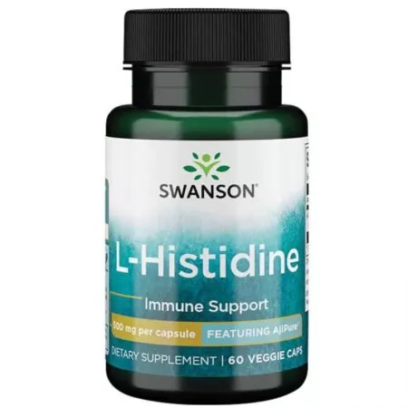 Swanson AjiPure L-histydyna 500mg 60 kaps