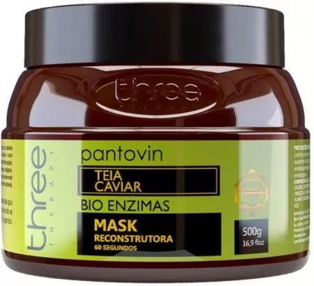 Three Therapy Teia Caviar, odbudowująca maska po nanoplastii, 500g