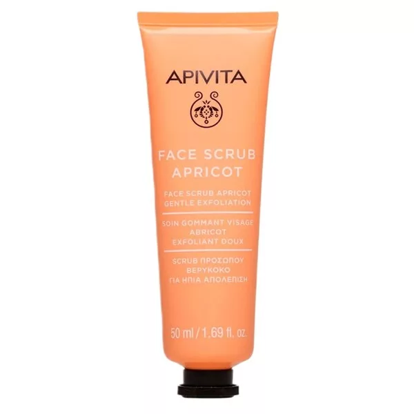 Apivita Face Scrub Apricot delikatny peeling do twarzy z morelą 50ml
