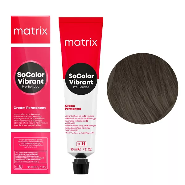 Matrix SoColor Vibrant, farba do włosów z technologią Pre-Bonded, 6VA, 90ml