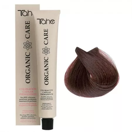 Tahe Organic Care, organiczna farba do włosów bez amoniaku, 6.67, 100ml