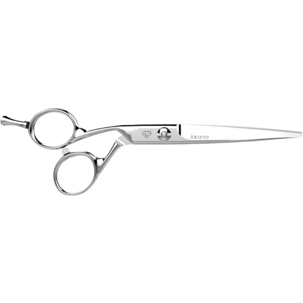 AristoCUT Ergo-Flow 6.0", nożyczki fryzjerskie, dla leworęcznych, ergonomiczne, precyzyjne cięcie, crane S