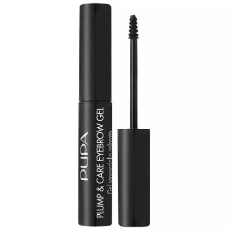 Pupa Plump&Care Eyebrow Gel, koloryzujący żel do brwi, dark brown, 3ml