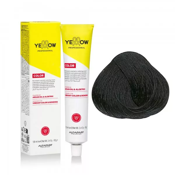 Yellow Professional Color Permanent, farba do włosów, 2, 100ml