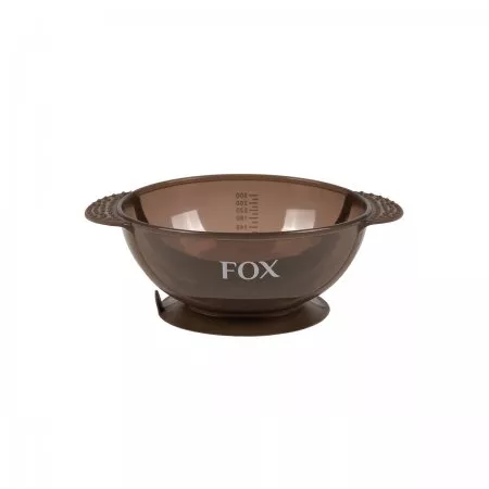 Fox Earth Colors, miseczka z silikonową przyssawką, brązowa