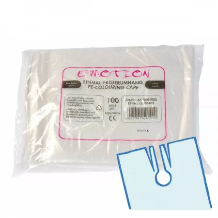Efalock, peleryny fryzjerskie jednorazowe, 100 szt, 100x150cm