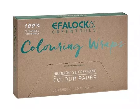 Efalock GreenTools, papierki do koloryzacji, 11x16cm, 500 sztuk