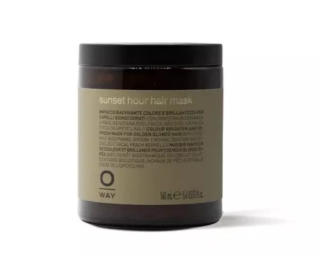 OWay Sunset Hour, maska odżywiająca kolor do włosów blond, 160ml