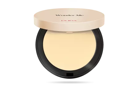 PUPA Wonder Me Powder-No-Powder, puder prasowany, 009 banana, 7,5g
