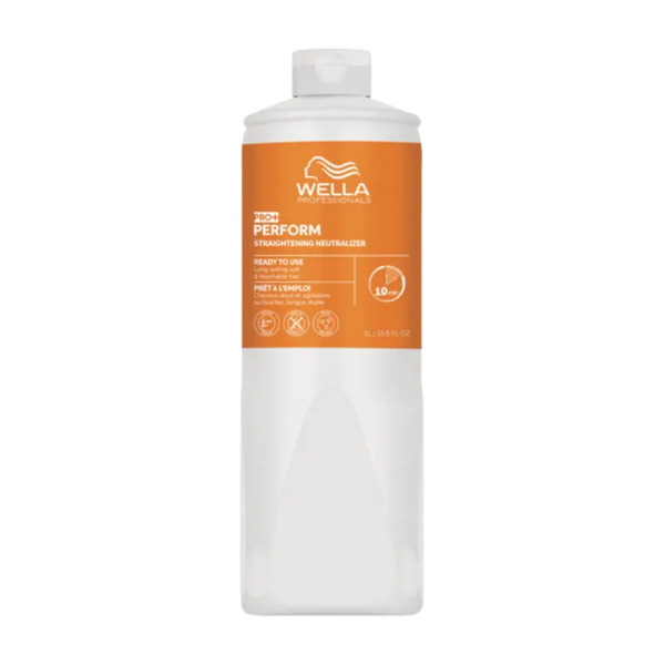 Wella Perform Pro+ Straightening Neutralizer, utrwalacz do trwałego prostowania włosów, 1000ml