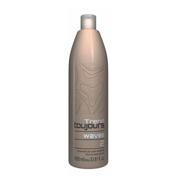 Trend Toujours Waves 2 Perm for Normal Hair, płyn do trwałej ondulacji do włosów farbowanych, 1000ml