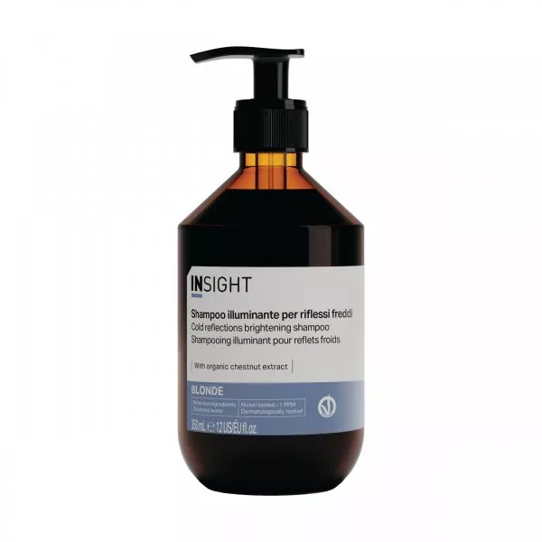 InSight Blonde cold reflections brightening shampoo, szampon rozświetlający do włosów z chłodnymi refleksami, 350ml