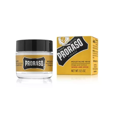 Proraso, wosk do wąsów Wood & Spice, 15ml
