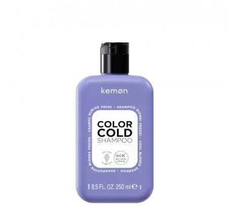 Kemon Color Cold, szampon do włosów blond niwelujący żółte refleksy, 250ml