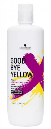 Schwarzkopf Goodbye Yellow, szampon neutralizujący żółte odcienie, 1000ml