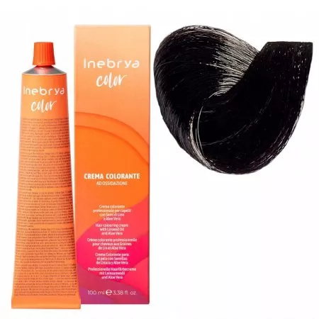 Inebrya Color, farba do włosów, koloryzacja trwała, 3, 100ml