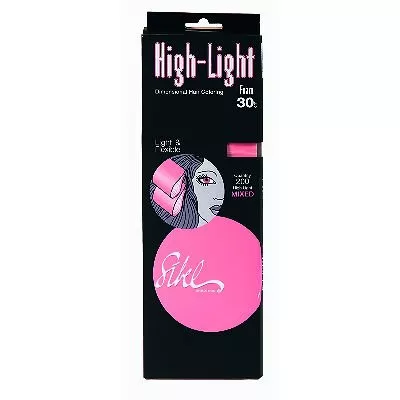 Sibel High-Light Foam Mixed, samoprzylepne papierki do pasemek 9,5cmx30cm, 200sztuk