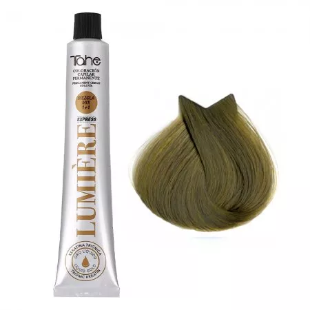 Tahe Lumiere Express, farba do włosów z keratyną i olejkiem arganowym, koloryzacja trwała, 7.3, 100ml