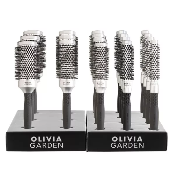 Olivia Garden Pro Thermal New Generation Display szczotek, 18 szt