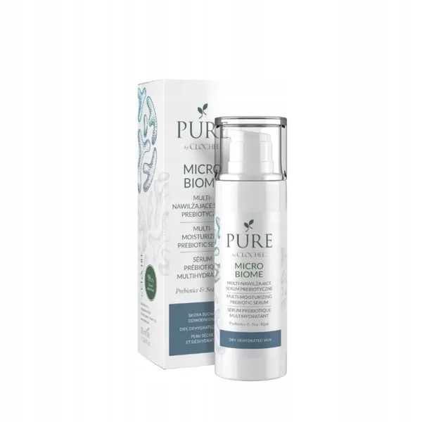 Clochee Pure Microbiome Multi, nawilżające serum prebiotyczne do twarzy, 30ml