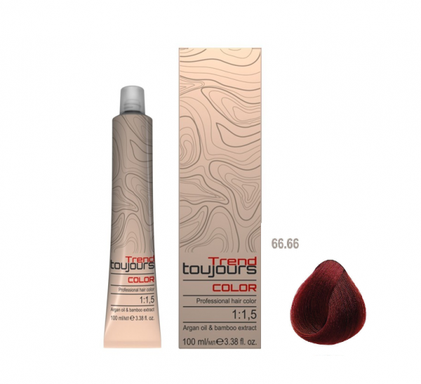 Trend Toujours Professional Color Care, farba do włosów, 66.66, 100ml