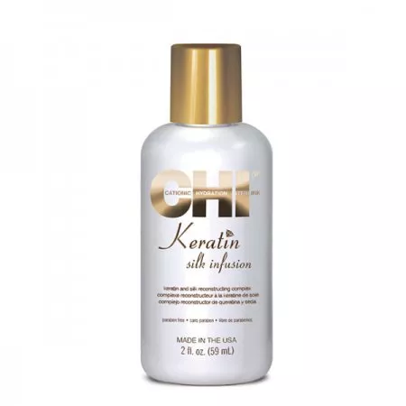 CHI Keratin, jedwab, silna kuracja keratynowa, 59ml