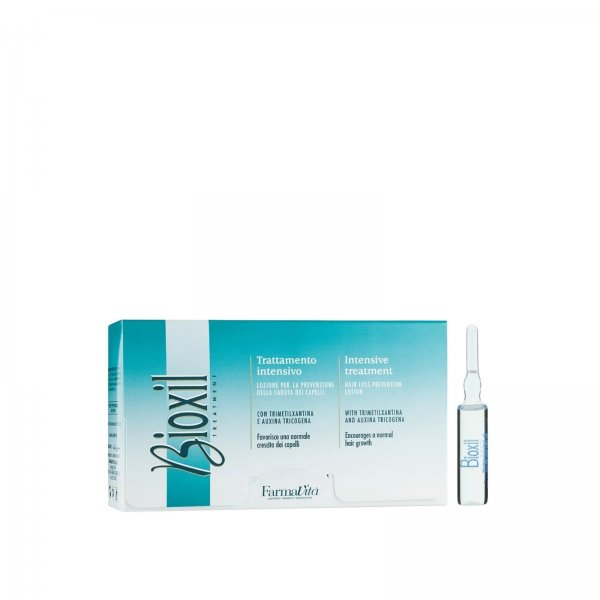 Farmavita Bioxil Lotion, lotion przeciwko wypadaniu włosów, 12x8ml