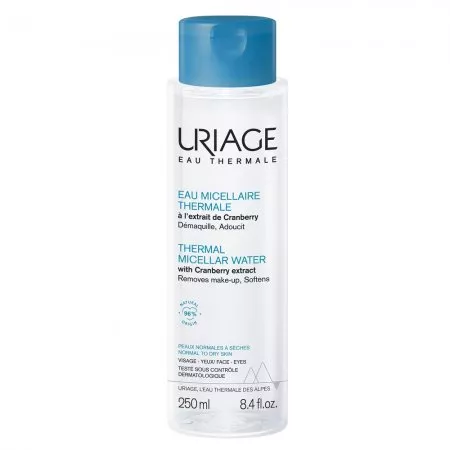 Uriage Thermal Micellar Water płyn micelarny z ekstraktem z żurawiny do cery normalnej i suchej 250ml