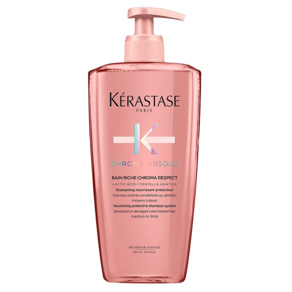 Kerastase Chroma Absolu, wzbogacona kąpiel, szampon do włosów koloryzowanych, 500ml