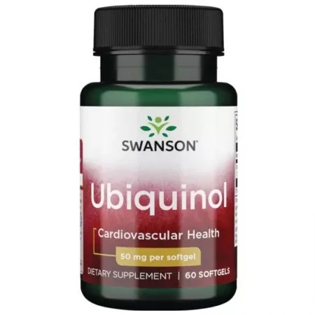 Swanson Ubiquinol 50mg 60 kapsułek żelowych