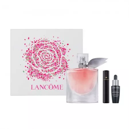 Lancome La Vie Est Belle zestaw woda perfumowana spray 50ml + Advanced Genifique Serum 10ml + Hypnose Mascara 2ml (W)
