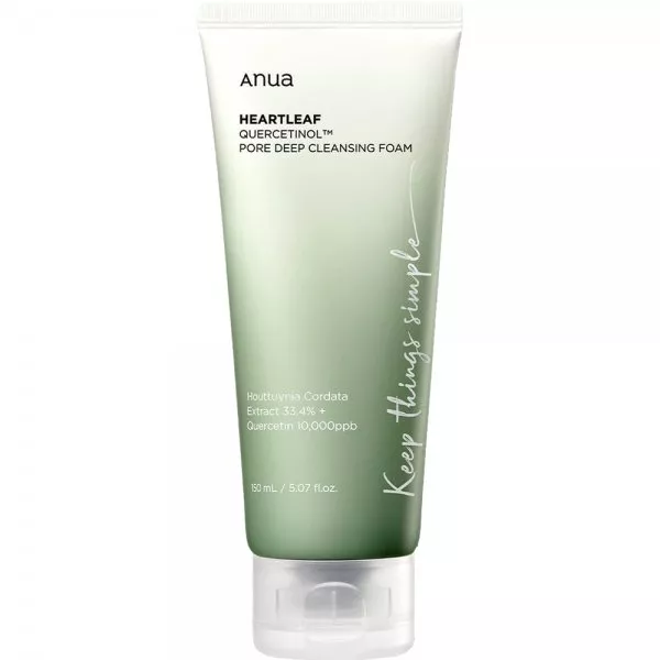 Anua Heartleaf Quercetinol Pore Deep Cleansing Foam głęboko oczyszczająca pianka do twarzy 150ml