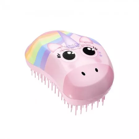 Tangle Teezer Mini Origin, child pink unicorn, szczotka do włosów