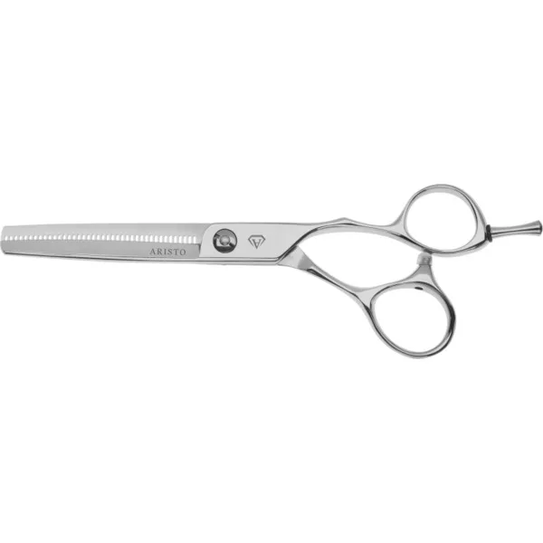 AristoCUT Tomo, degażówki fryzjerskie offsetowe, stal nierdzewna, 6.0", 40 zębów S