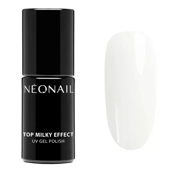 Neonail Top Milky Effect Creamy, top hybrydowy, 7.2ml