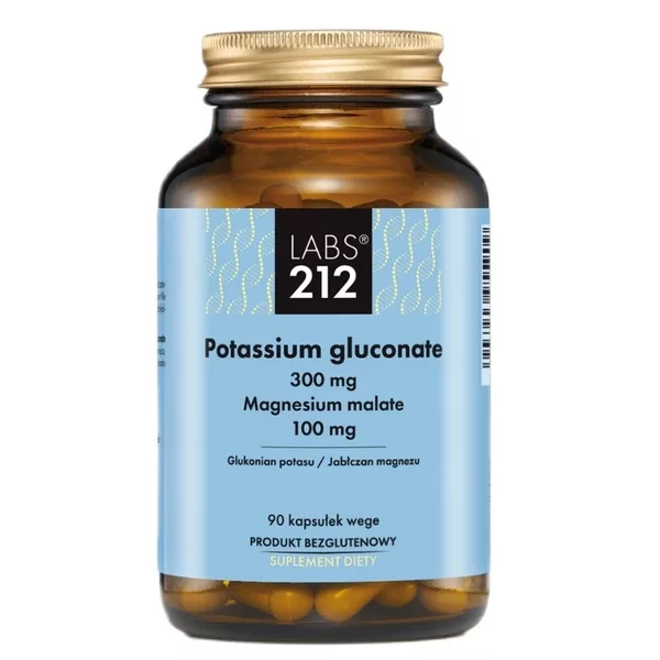 LABS212 Potassium gluconate suplement diety 90 kapsułek