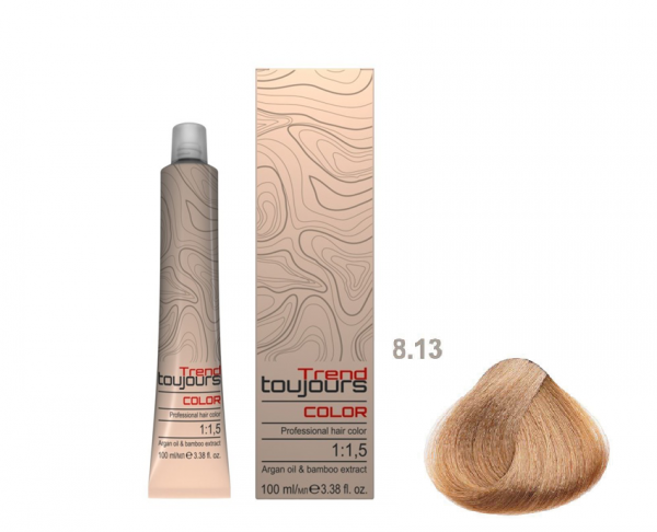 Trend Toujours Professional Color Care, farba do włosów, 8.13, 100ml