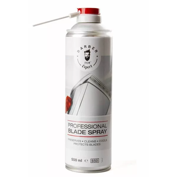 Fox Barber Expert, spray do maszynek z funkcją oczyszczania, konserwacji, chłodzenia i ochrony, 500ml
