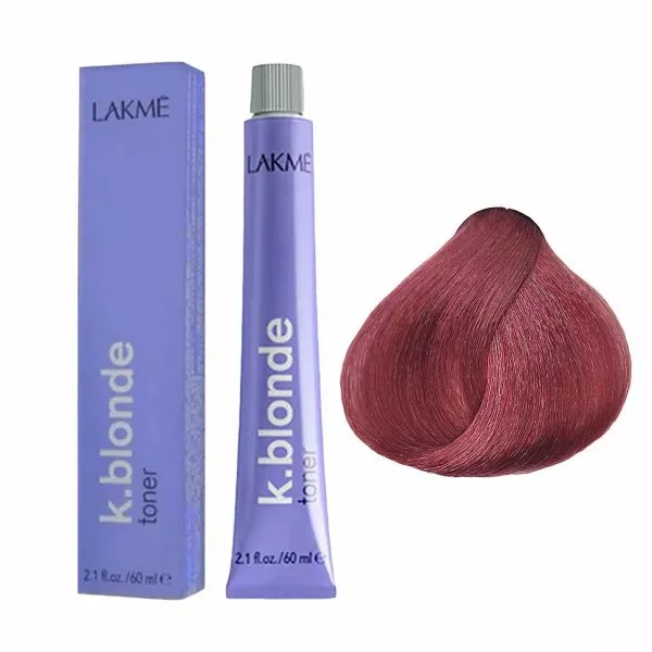 Lakme K.Blonde, wegański krem tonujący, toner do włosów, rose, 60ml