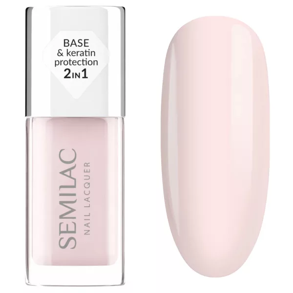 Semilac Nail Lacquer Blur Base, baza do lakierów klasycznych, 9ml
