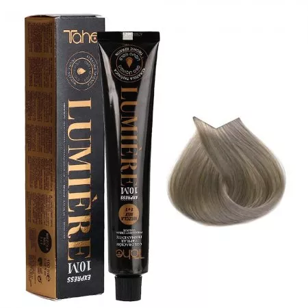 Tahe Lumiere Express 10M, expresowa farba do włosów siwych, 9.1, 100ml