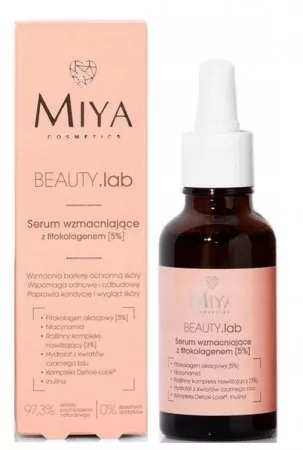 Miya Beauty.lab, serum wzmacniające z fitokolagenem 5%, 30ml