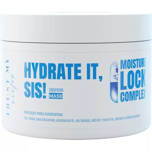 Trust My Sister Hydrate It, maska wygładzająca do włosów, 180ml